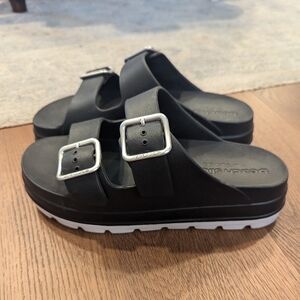 Beach Slides platform Sandals size 9